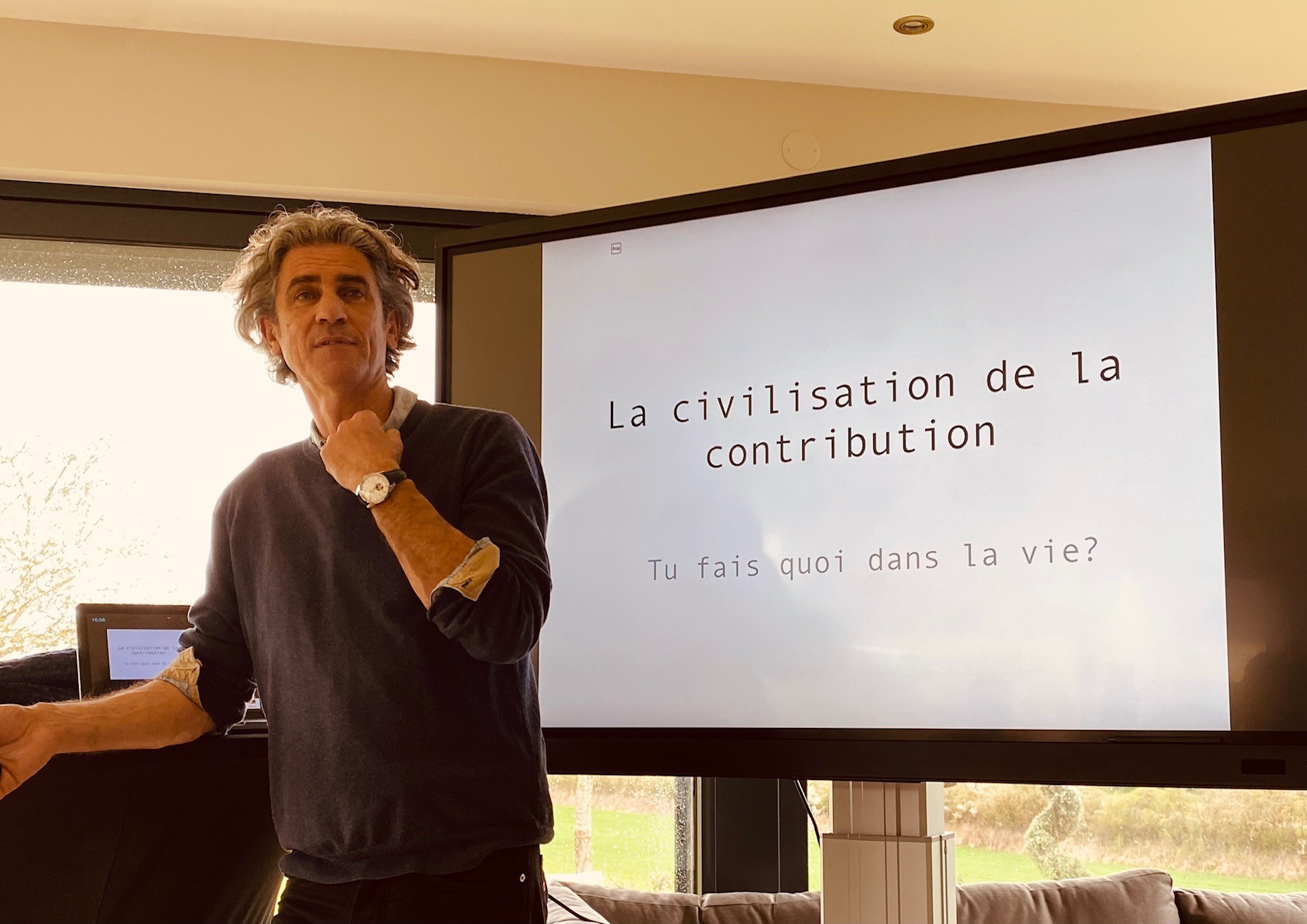 Changement climatique et management : de la prise de conscience à l’action avec Yannick ROUDAUT le 8 avril dernier avec Germe